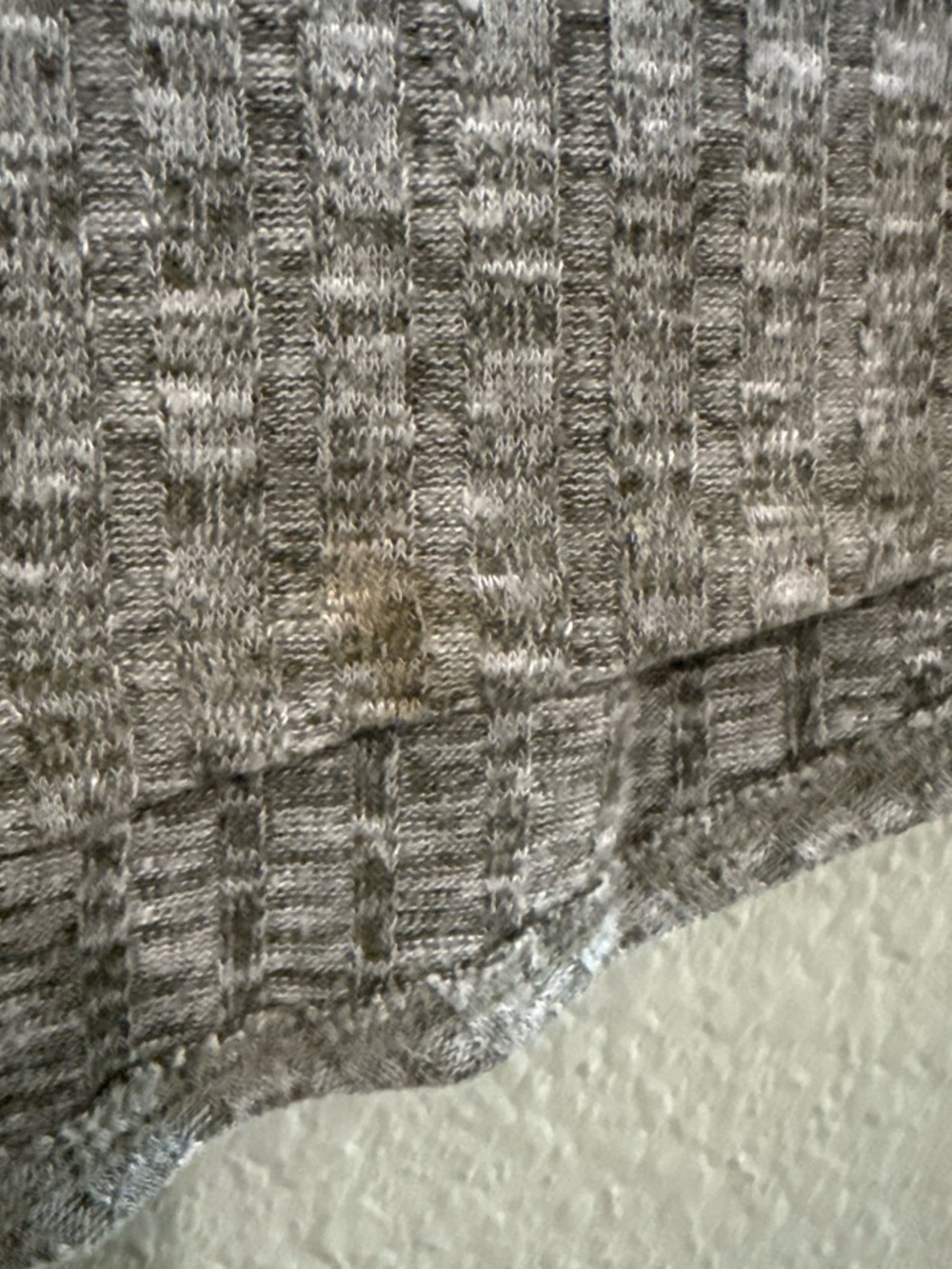 Cozy Heather Gray Tunic Top with Scoop Neck - Picture 3 of 4